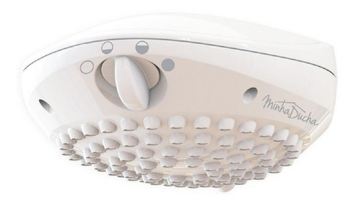Imagem 2 de 2 de Chuveiro elétrico de parede Corona Minha branco 6200W 220V