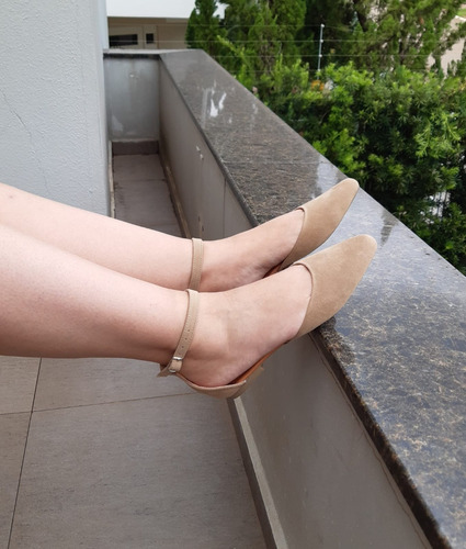 Imagem 2 de 3 de Sapatilha Feminina Salomé Bico Fino Rasteirinha Rasteira