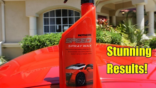 Mothers Speed Spray Wax Cera Rapida En Spray Brillo 15724