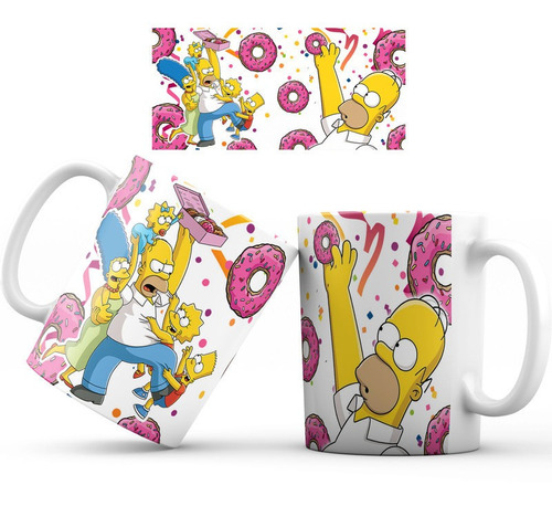 Mug Pocillo Los Simpsons Regalo Homero Ref013