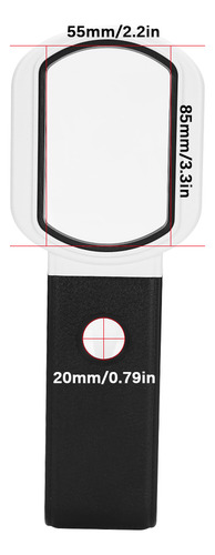 Lupa De Identificación Uv, Lupa Portátil, 10 X 25 X, Doble