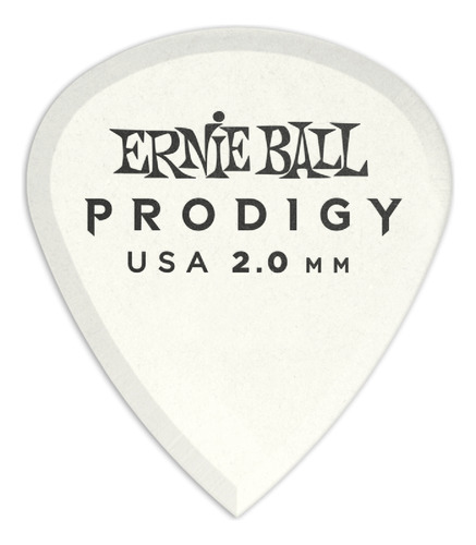 Picks Ernie Ball Prodigy White 3s Mini 2.0 Mm 6 Pack