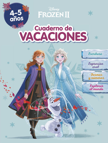 Libro Frozen. Cuaderno De Vacaciones (4-5 Aãos) (disney....