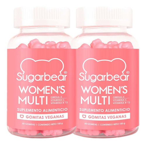 Sugarbear Women's Multi Vitaminas Para Mujeres Duopack