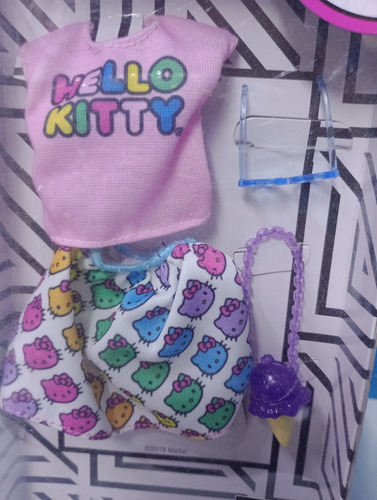 Accesorio Barbie - Ropa: Vestido Hello Kitty (Usado)