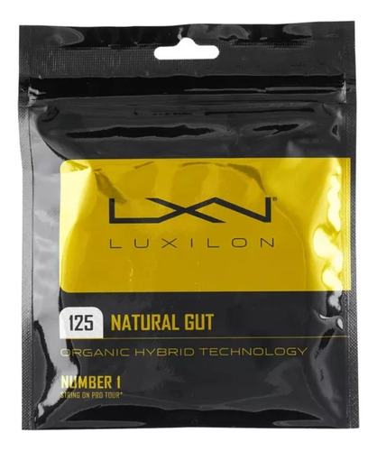 Corda Luxilon Natural Gut 1.25 Tripa Natural