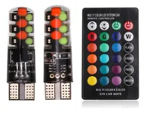 Comprar . 20x,focos Led Pellizco T10 Rgb Multicolor Con Control