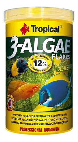 Alimento Para Peces Con Aloe Vera Tropical 3-algae 200g