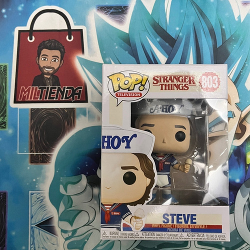 Funko Pop Steve Ahoy #803 - Miltienda - Stranger Things