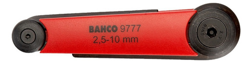 Llave Allen 2.5 A 10mm Bahco Tipo Navaja 7 Piezas Mod: 9777