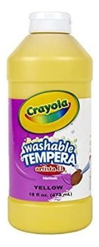 Crayola Artista Ii Lavable Al Temple Pintura Amarillo 16