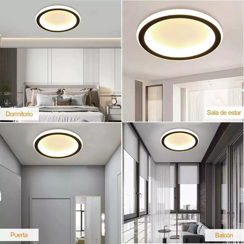 JUDENG Lámpara de Techo Moderna Regulable para Dormitorio y Sala Tricolor 25W Judeng N5472 Lámpara Techo Moderna Baño Regulable Lampara Colgante 3modos Lámparas Para Sala Interiores Decorativas
