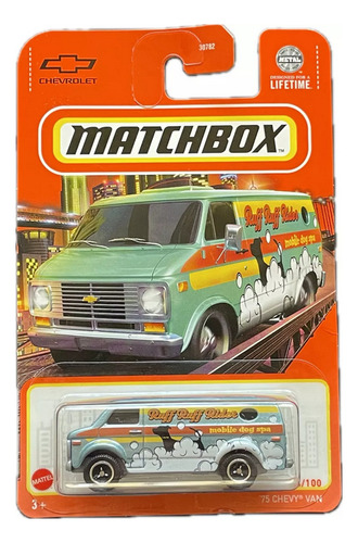 Chevy Van 1975 Matchbox Escala 1/64