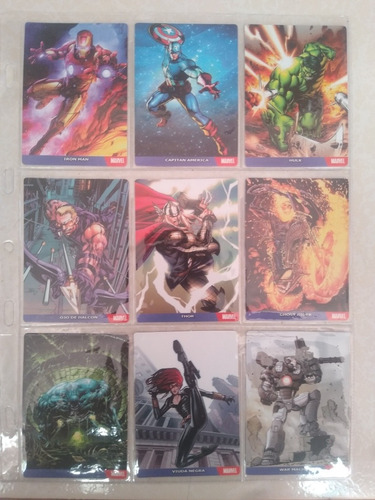 Coleccion De Cards De Marvel