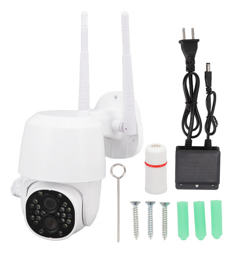 Câmera Sem Fio Wifi Security 1080p 2mp Night Vision 2 Way