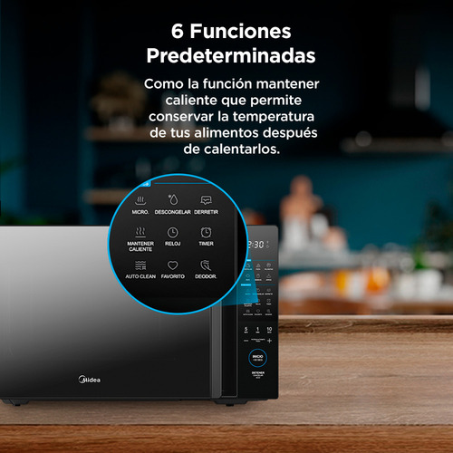 Horno Microondas Midea 1.4 P3 40l TASTEXPRESS Negro
