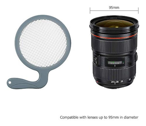 Filtro Para Camara De 95 Mm Circular Con Transmision De Luz Blanco