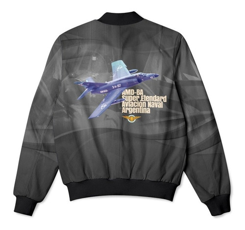 Imagen 2 de 2 de Campera Bomber Argentina Super Étendard Mod 5