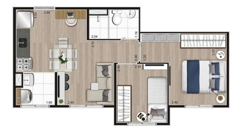 Imagem 8 de 30 de Compre Seu Apartamento Para Morar Com 36,33 M² Em Pedreira, São Paulo | Sp. - Apl434366v