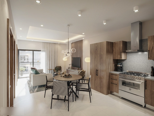 Apartamento De 2 Y 3 Habitaciones En Venta En Punta Cana, Con Piscina Y Ascensor
