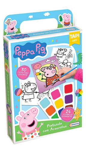 Set De Arte Peppa Pig Pintando Con Acuarelas Jeg Epp06359