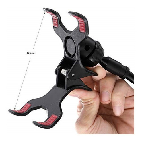 Suporte Para Celular Universal Articulado Flexível 360 Preto