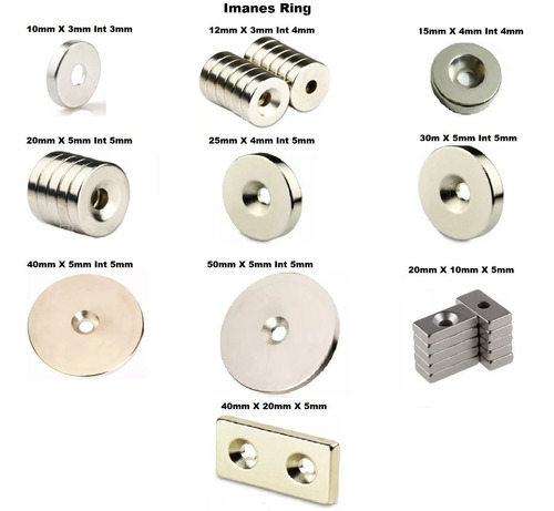 10 Imanes Neodimio 30mm X 20mm X 2mm N35 Biomagnetismo Xto