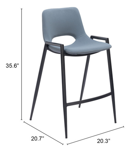 Banco De Barra Dede Gris Këssa Muebles