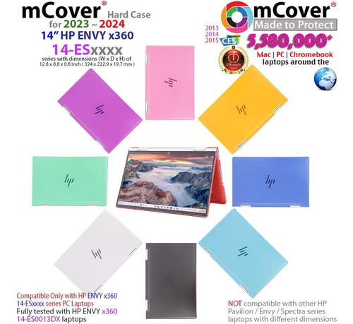 Funda Rígida Solo Compatible Con Computadoras Portátiles Hp