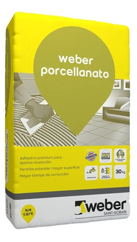 Weber Porcellanato  30 Kg Gris