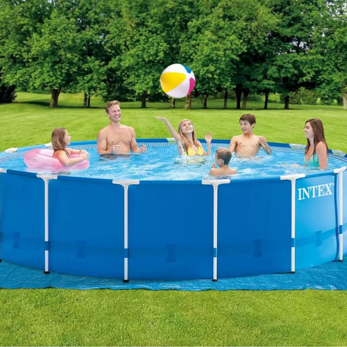Lona Forro Proteção Piscina 4 X 4 Metros Azul