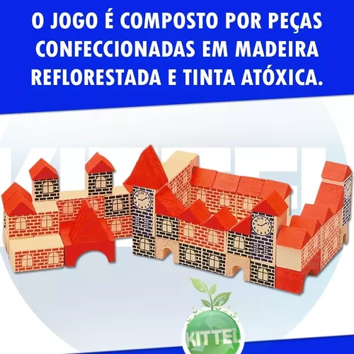 Blocos De Montar Brinquedos Legais Pedagógicos 42 Peças