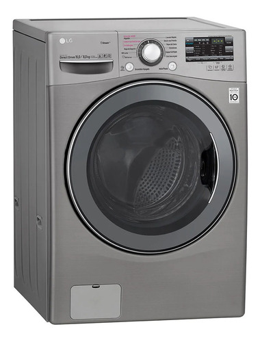 Imagen 2 de 7 de Lavasecarropas automático LG WD15EGS6 inverter stone silver 15kg 220 V - 240 V