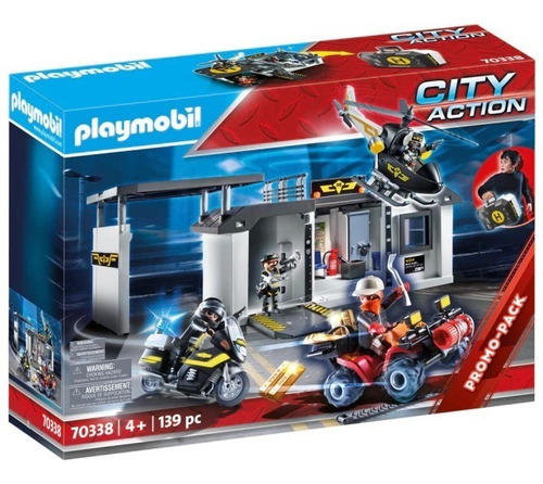 Playmobil Comisaria De Fuerzas Especiales City Action 70338