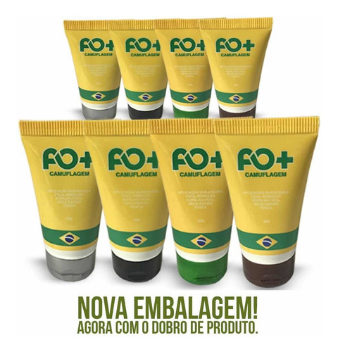 Camuflagem Fo+ ( Kit 8 Un. ) Frete Grátis - Padrão Americana