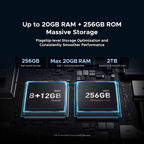 Doogee Blade 10 Max 8gb + 12gb = 20gb 256gb Dual Sim Duos