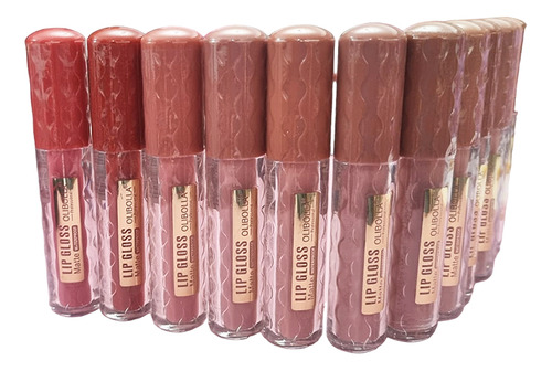 Set De 12 Labiales Liquido Mate Tonos Nude Tierra Tostado