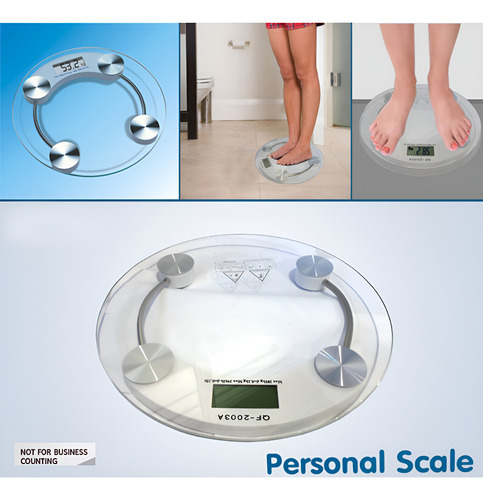 Balanza Pesa De Baño Digital Vidrio Templado 180 Kg