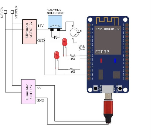 Imagen 5 de 10 de Starter Kit Nodemcu Esp32 30 Pin Devkit V1 Wifi Bluetooth