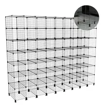 Comprar Estante Prateleira 63 Nichos Estoque Organizador Roupas 40cm Cor Preto