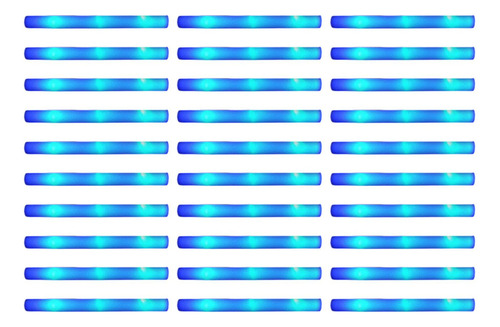 30 X Barras Luminosas Led, Barras Luminosas De Espuma, Azul