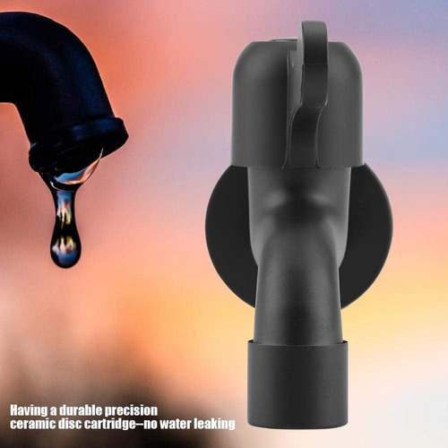 Grifería Negra Para Lavadora Grifo Deacero Inoxidable Lavabo