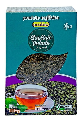 Chá Mate Tostado Orgânico Ecobio A Granel Rende 15 Litros