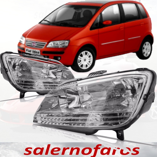 Imagen 4 de 8 de Optica Para Fiat Idea 2006 2007 2008 2009 2010 Izq