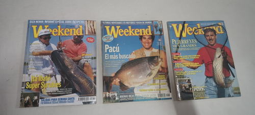 Lote De 3 Revistas Weekend N° 271 - 318 - 331 Perfecto Estad