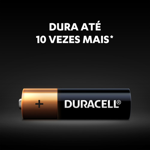 Pilha Alcalina Aa Pequena Duracell Com 16 Unidades