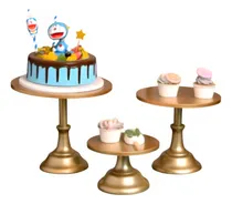 Comprar Bases Alzadores Porta Tortas Y Dulces Candy Bar Pack De 3