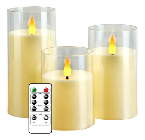 Nimiko Velas Sin Llama Con Control Remoto, Velas Led De Pila