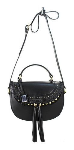 Imagem 3 de 7 de Bolsa Couro Transversal C/ Franja Shoulder Carrano 800457