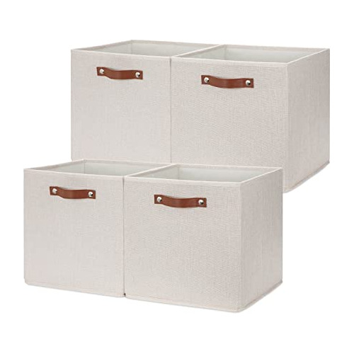 Large Storage Baskets Set Of 4 Bins Collapsible Storage...